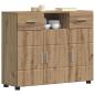 Preview: Sideboard Eiche handwerklich 88.5 x 30.5 x 73 cm Holzwerkstoff