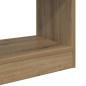 Preview: Bücherregal Eiche handwerklich 40 x 30 x 103 cm Holzwerkstoff