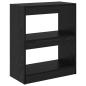 Preview: Bücherregal Schwarze Eiche 60 x 30 x 72 cm Holzwerkstoff
