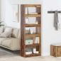 Preview: ARDEBO.de - Bücherregal Altholz 60 x 30 x 166 cm Holzwerkstoff