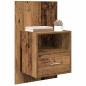 Preview: Bettschrank 2 pcs Altholz 48,5 x 32,5 x 80 cm Holzwerkstoff