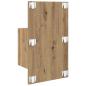 Preview: Bettschrank 2 pcs Eiche handwerklich 48,5 x 32,5 x 80 cm