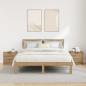 Preview: Bettschrank 2 pcs Eiche handwerklich 40 x 39 x 40 cm