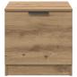 Preview: Bettschrank 2 pcs Eiche handwerklich 40 x 39 x 40 cm