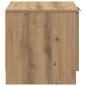 Preview: Bettschrank 2 pcs Eiche handwerklich 40 x 39 x 40 cm