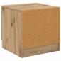 Preview: Bettschrank 2 pcs Eiche handwerklich 40 x 39 x 40 cm