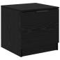Preview: Bettschrank 2 pcs Schwarze Eiche 40 x 39 x 40 cm Holzwerkstoff