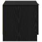 Preview: Bettschrank 2 pcs Schwarze Eiche 40 x 39 x 40 cm Holzwerkstoff