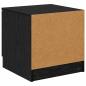 Preview: Bettschrank 2 pcs Schwarze Eiche 40 x 39 x 40 cm Holzwerkstoff
