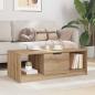 Preview: Couchtisch Eiche handwerklich 100 x 50 x 36 cm Holzwerkstoff
