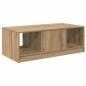 Preview: Couchtisch Eiche handwerklich 100 x 50 x 36 cm Holzwerkstoff