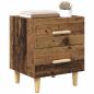 Preview: Bettschrank 2 pcs Altholz 40 x 35 x 47,5 cm Holzwerkstoff