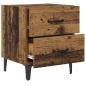 Preview: Bettschrank 2 pcs Altholz 40 x 35 x 47,5 cm Holzwerkstoff