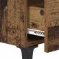 Preview: Bettschrank 2 pcs Altholz 40 x 35 x 47,5 cm Holzwerkstoff