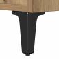 Preview: Bettschrank Eiche handwerklich 40 x 35 x 47,5 cm Holzwerkstoff