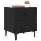 Preview: Bettschrank Schwarze Eiche 40 x 35 x 47,5 cm Holzwerkstoff