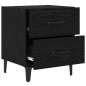 Preview: Bettschrank Schwarze Eiche 40 x 35 x 47,5 cm Holzwerkstoff