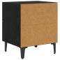 Preview: Bettschrank Schwarze Eiche 40 x 35 x 47,5 cm Holzwerkstoff