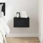 Preview: Nachttisch Schwarze Eiche 34 x 30 x 20 cm Holzwerkstoff