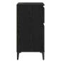 Preview: Nachttisch 2 pcs Schwarze Eiche 40 x 35 x 70 cm Holzwerkstoff