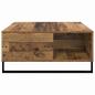 Preview: Couchtisch Altholz 80 x 80 x 36.5 cm Holzwerkstoff