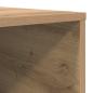 Preview: Couchtisch Eiche handwerklich 80 x 80 x 36.5 cm Holzwerkstoff