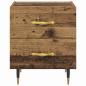 Preview: Nachttisch Altholz 40 x 35 x 47,5 cm Holzwerkstoff