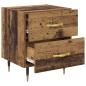 Preview: Nachttisch 2 pcs Altholz 40 x 35 x 47,5 cm Holzwerkstoff