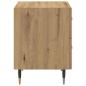 Preview: Nachttisch Eiche handwerklich 40 x 35 x 47,5 cm Holzwerkstoff