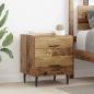 Preview: ARDEBO.de - Nachttisch Altholz 40 x 35 x 47,5 cm Holzwerkstoff