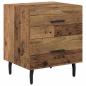 Preview: Nachttisch Altholz 40 x 35 x 47,5 cm Holzwerkstoff