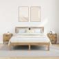 Preview: Nachttisch 2 pcs Eiche handwerklich 40 x 35 x 47,5 cm