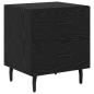 Preview: Nachttisch Schwarze Eiche 40 x 35 x 47,5 cm Holzwerkstoff