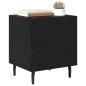 Preview: Nachttisch Schwarze Eiche 40 x 35 x 47,5 cm Holzwerkstoff