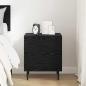 Preview: Nachttisch Schwarze Eiche 40 x 35 x 47,5 cm Holzwerkstoff