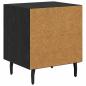 Preview: Nachttisch Schwarze Eiche 40 x 35 x 47,5 cm Holzwerkstoff