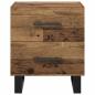 Preview: Nachttisch Altholz 40 x 35 x 47,5 cm Holzwerkstoff