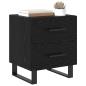 Preview: Nachttische 2 pcs Schwarze Eiche 40 x 35 x 47,5 cm