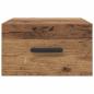 Preview: Nachttisch Wandmontiert Altholz 35 x 35 x 20 cm Holzwerkstoff