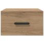Preview: Nachttisch 2 pcs Eiche handwerklich 35 x 35 x 20 cm