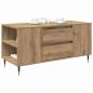 Preview: Couchtisch Eiche handwerklich 102 x 44,5 x 50 cm Holzwerkstoff