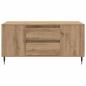 Preview: Couchtisch Eiche handwerklich 102 x 44,5 x 50 cm Holzwerkstoff