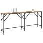 Preview: Konsolentisch Eiche handwerklich 180 x 29 x 75 cm Holzwerkstoff