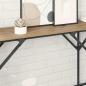 Preview: Konsolentisch Eiche handwerklich 180 x 29 x 75 cm Holzwerkstoff