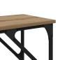 Preview: Konsolentisch Eiche handwerklich 180 x 29 x 75 cm Holzwerkstoff