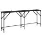 Preview: Konsolentisch Schwarze Eiche 180 x 29 x 75 cm Holzwerkstoff