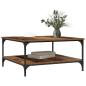 Preview: Couchtisch Altholz 80 x 80 x 40 cm Holzwerkstoff