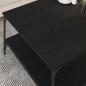 Preview: Couchtisch Schwarze Eiche 80 x 80 x 40 cm Holzwerkstoff