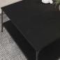 Preview: Couchtisch Schwarze Eiche 100 x 100 x 40 cm Holzwerkstoff