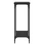 Preview: Konsolentisch Schwarze Eiche 75 x 30.5 x 75 cm Holzwerkstoff